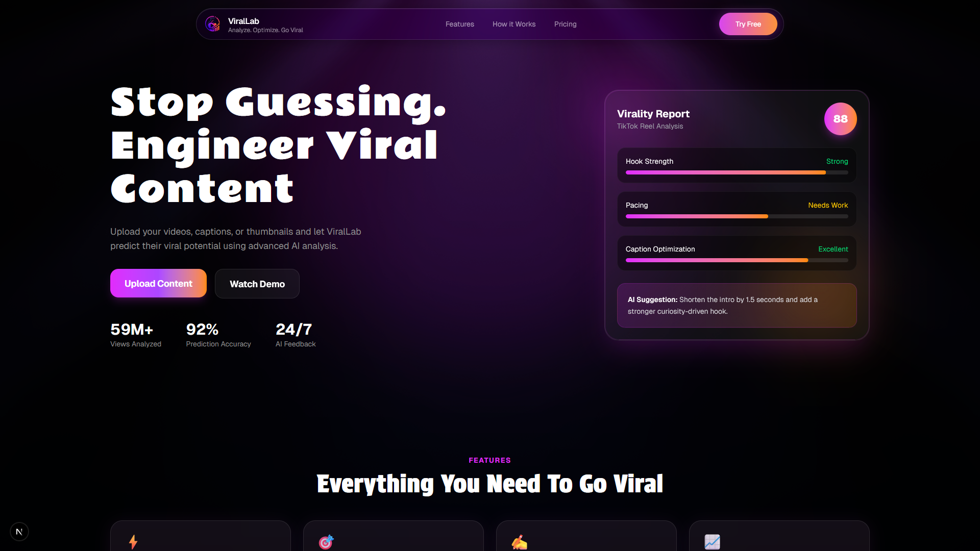 ViralLab screenshot